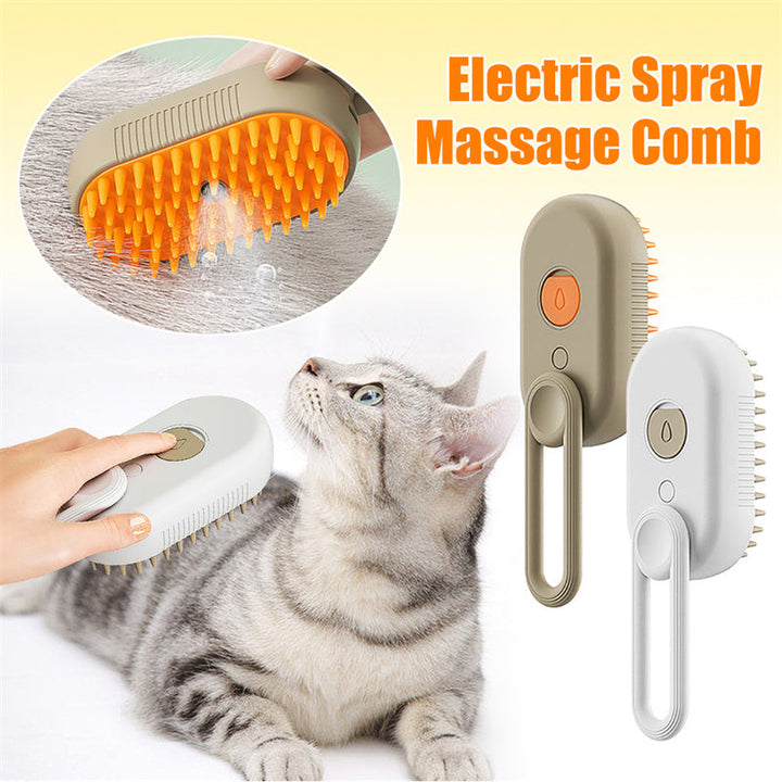 Transform Your Pet Grooming Experience with the 3-in-1 Electric Steam Brush