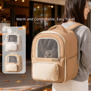 Travel in Style with the Pet Breathable Carrier Backpack