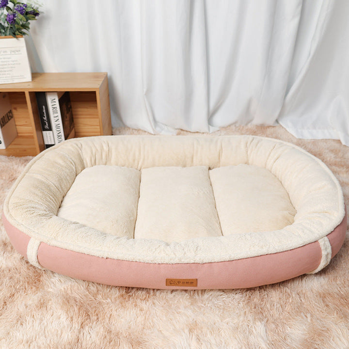Why Your Pet Deserves the Best: The Linen Round Non Slip Pet Sleeping Mat Nest Bed