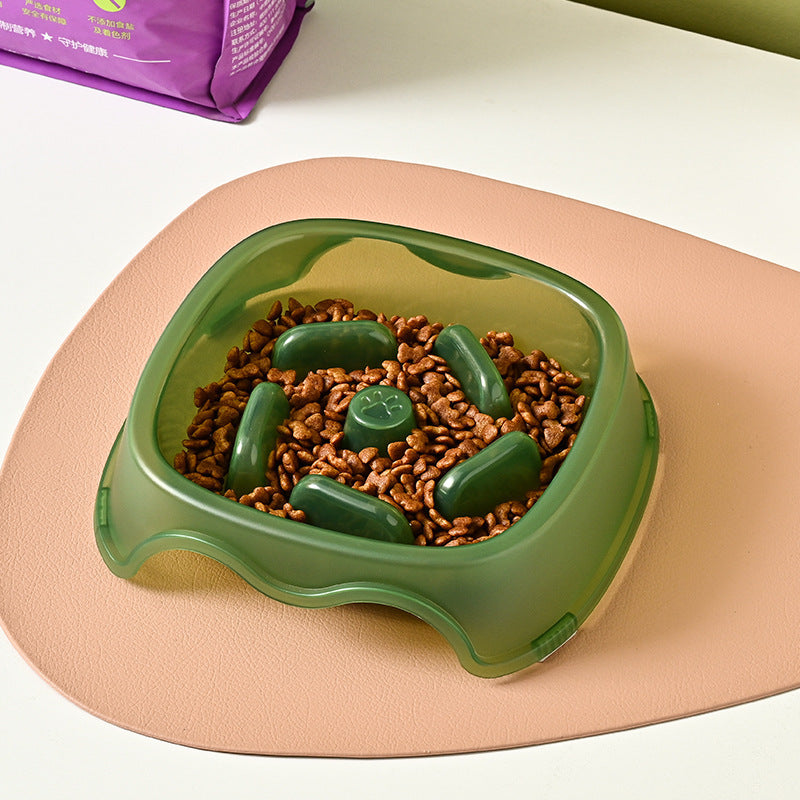 Anti Choking Pet Slow Feeding Water Bowl