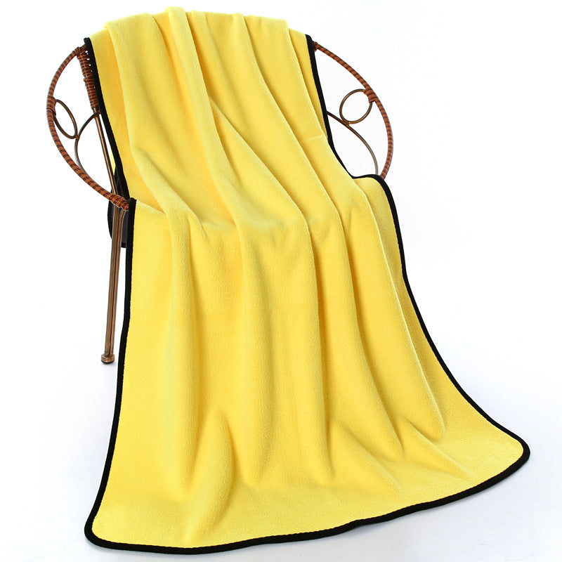 Pet Absorbent Fiber Bath Towel Cleaning And Drying Cloth