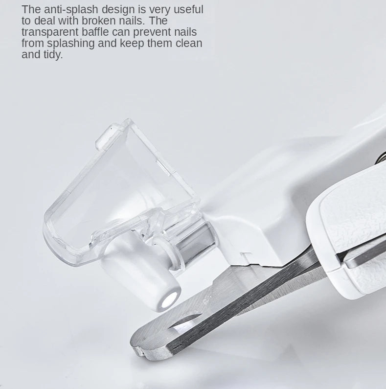 Pet Nail Clipper Scissor LED Light Trimmer Grooming Tool