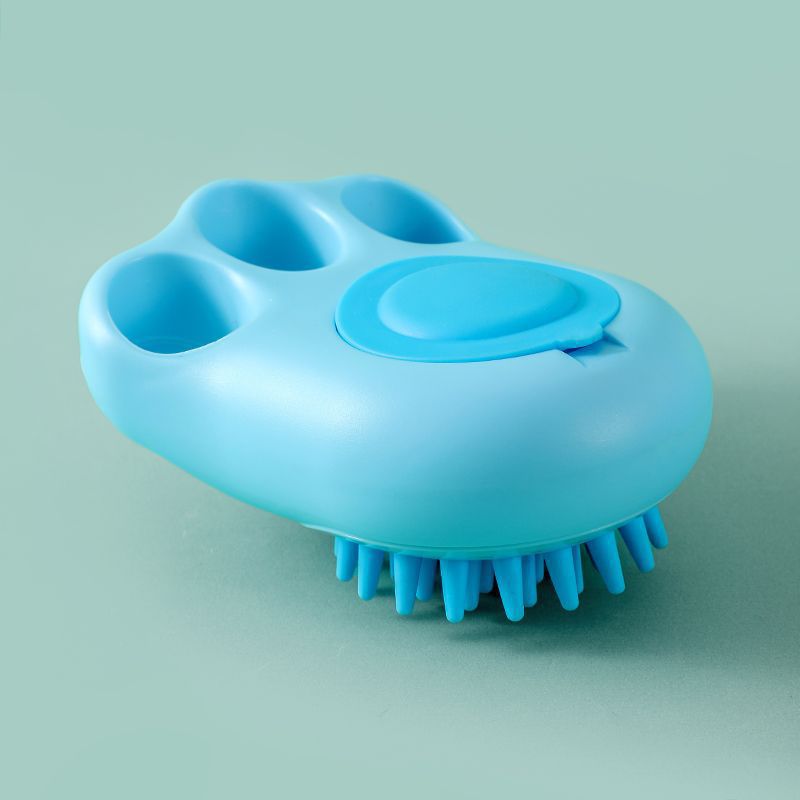 Pet Bath Brush Claw Massage Comb Grooming Cleaning Tool