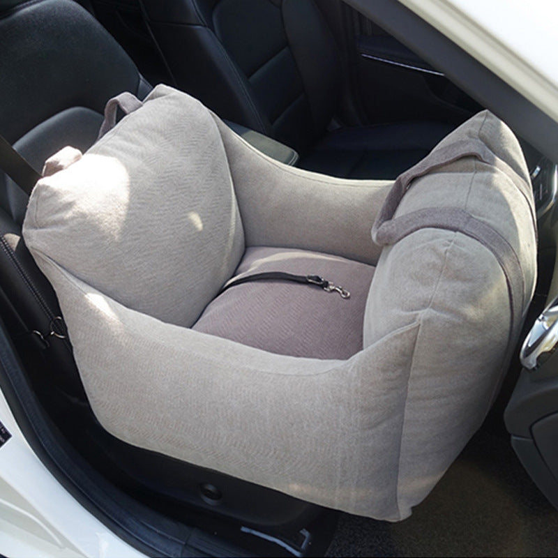 Pet Waterproof Car Seat Carrier Basket Portable Travel Bed