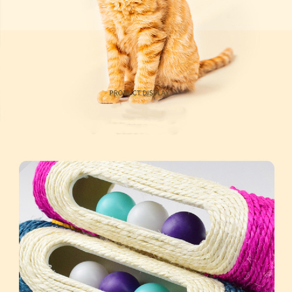 Pet Sisal Drum Interactive Climbing Toy