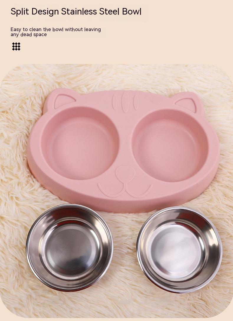 Pet Feeding And Drinking Bowl Rice Basin Dish