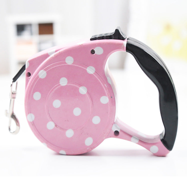 Automatic Retractable Pet Rope Leash Compact Design