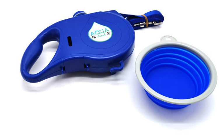 Multifunctional Pet Retractable Rope Leash Portable Design