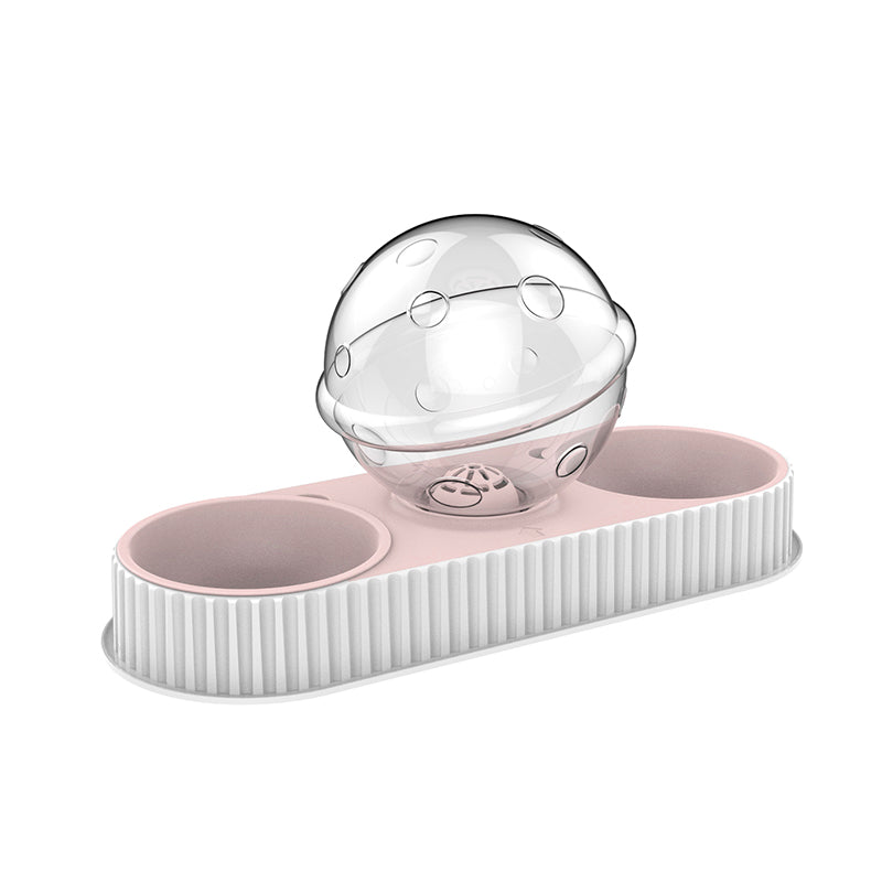 Automatic Plastic Pet Feeder And Water Drinking Bowl