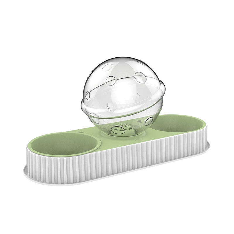 Automatic Plastic Pet Feeder And Water Drinking Bowl
