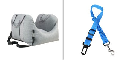 Pet Waterproof Car Seat Carrier Basket Portable Travel Bed
