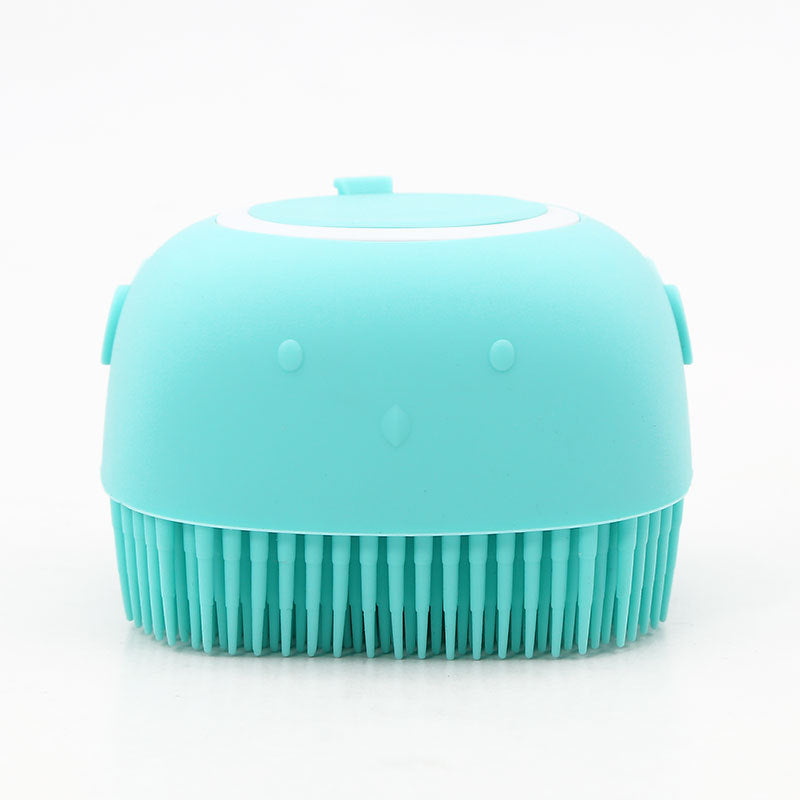 Pet Silicone Bath Brush For Gentle Massage And Cleaning