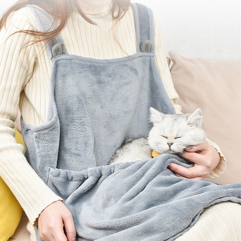 Pet Carrier Apron For Outdoor Travel Hanging Bag