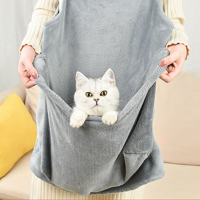 Pet Carrier Apron For Outdoor Travel Hanging Bag