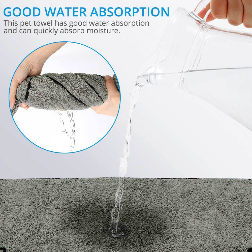 Pet Super Absorbent Bathrobe Towel For Quick Drying