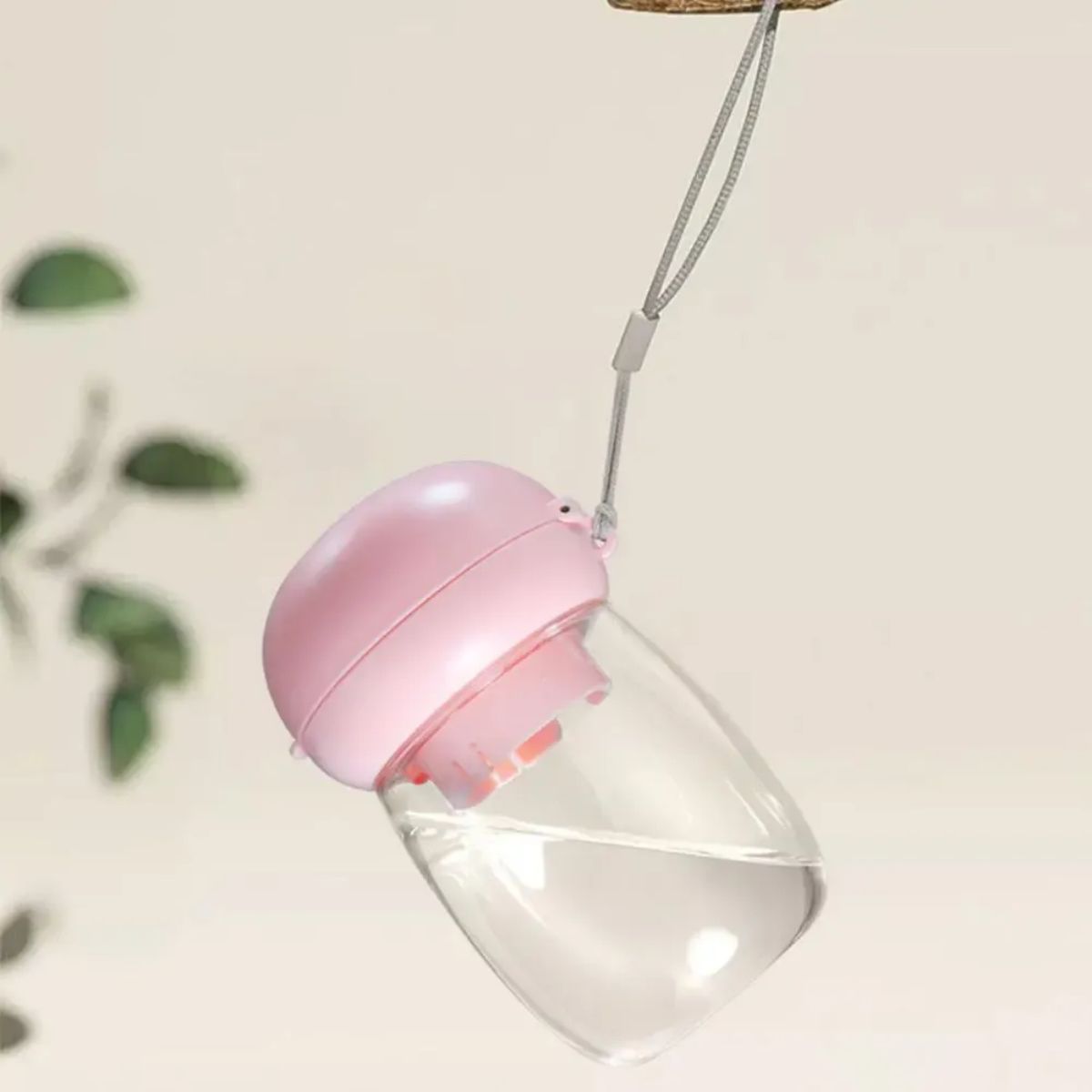 Portable Pet Water Bottle With Built In Feeding Bowl
