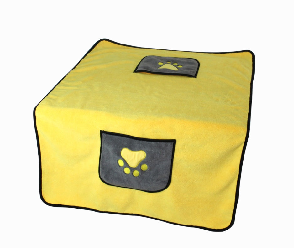 Pet Bath Towel For Quick Drying And Cleaning