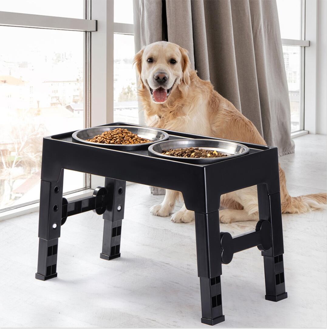 Elevated Pet Feeding Bowl With Neck Protection Design