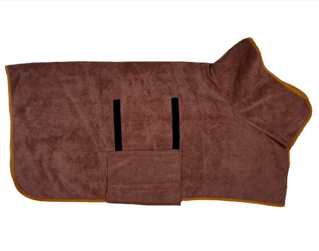 Pet Microfiber Bathrobe Towel Fast Drying Grooming Coat