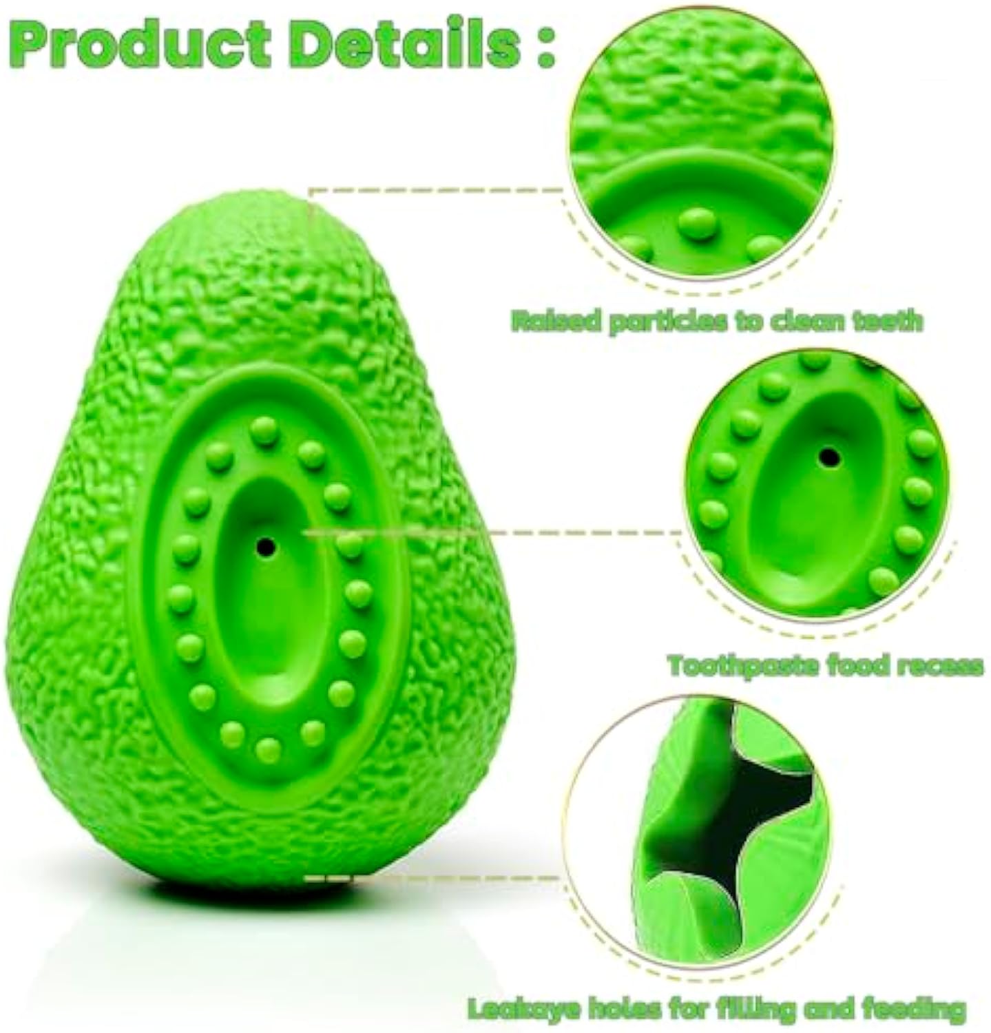 Pet Chew Toy Indestructible Rubber Teething Heavy Duty Toy
