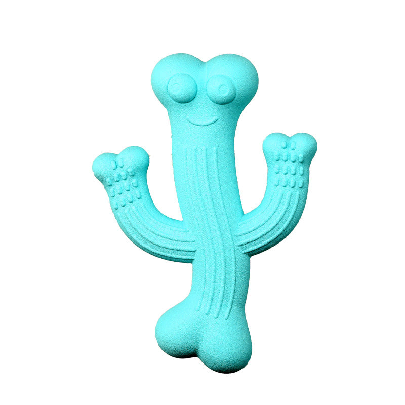 Pet Cactus Chew Toy Ultra Durable Interactive Boredom Buster