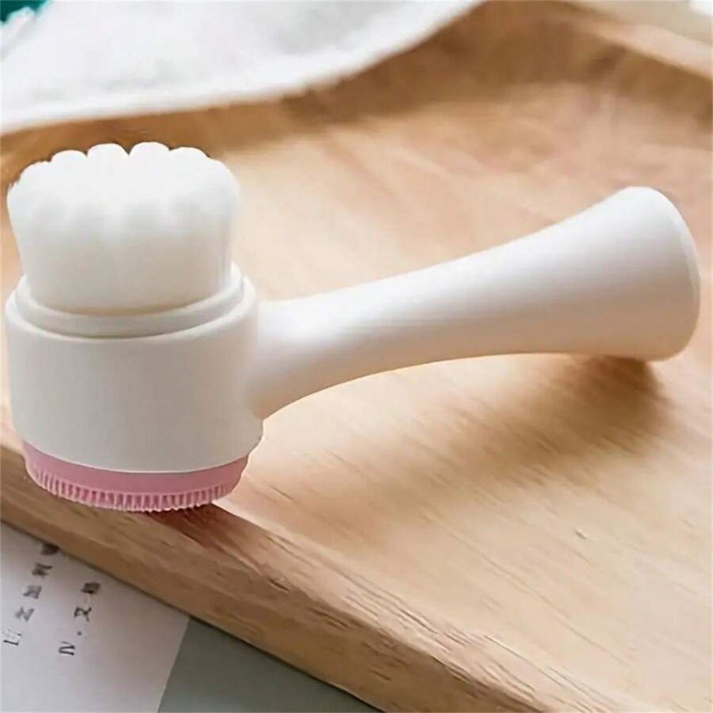 Easy Clean Nylon Pet Paw Brush Gentle Grooming Massage Tool