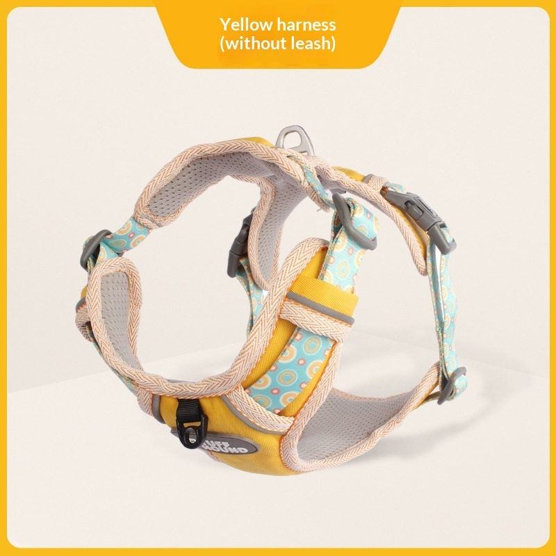 Vest Style Pet Harness And Walking Leash