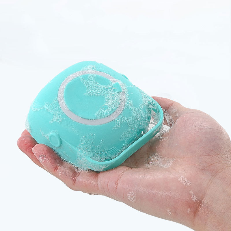 Pet Silicone Bath Brush For Gentle Massage And Cleaning
