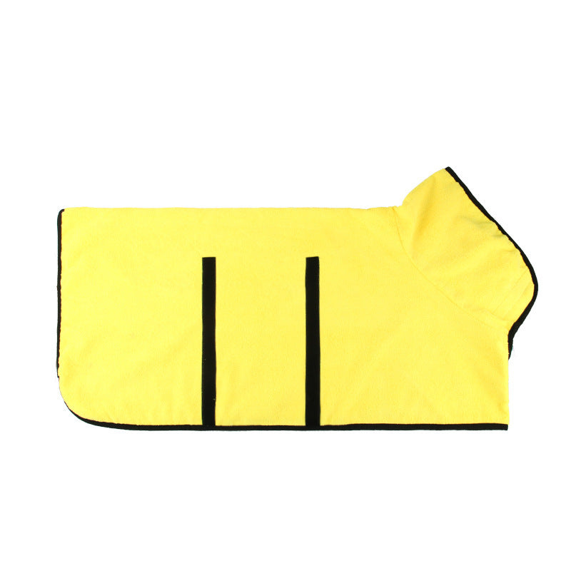 Pet Microfiber Bathrobe Towel Fast Drying Grooming Coat