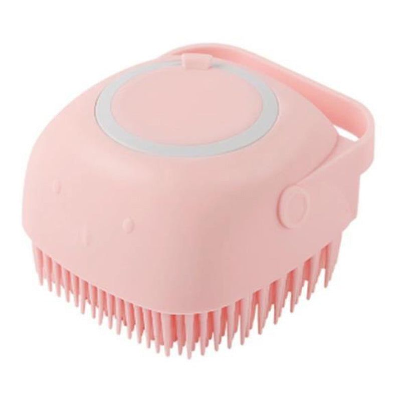 Pet Silicone Bath Brush For Gentle Massage And Cleaning