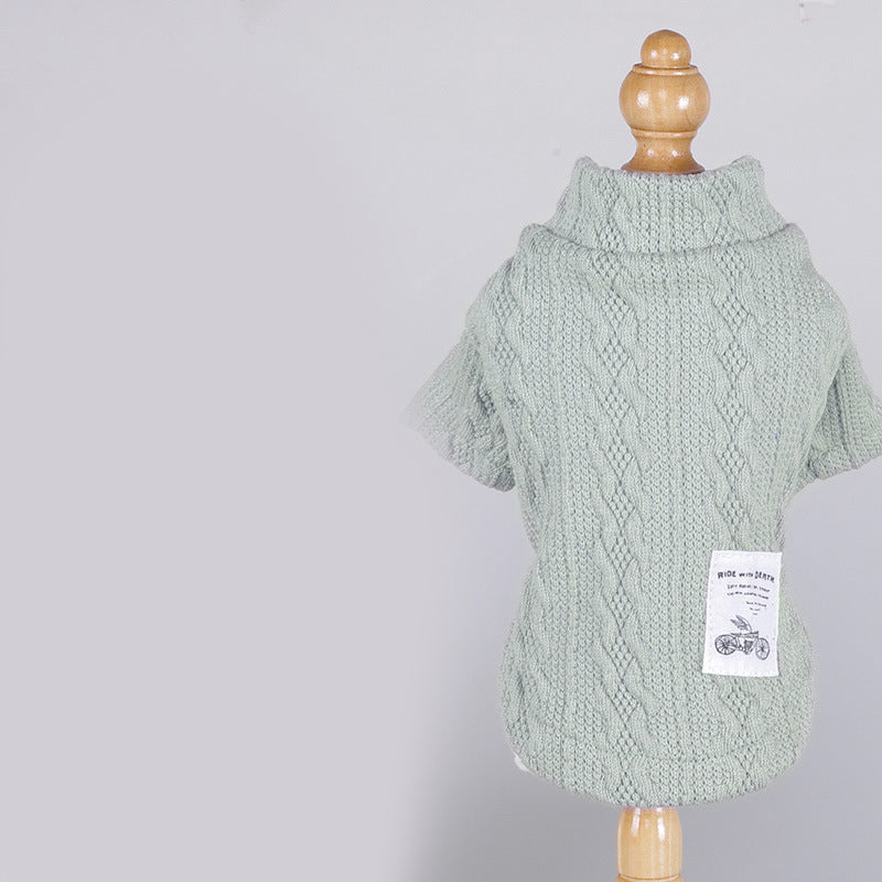 Pet Warm Knit Sweater Winter Clothing Apparel