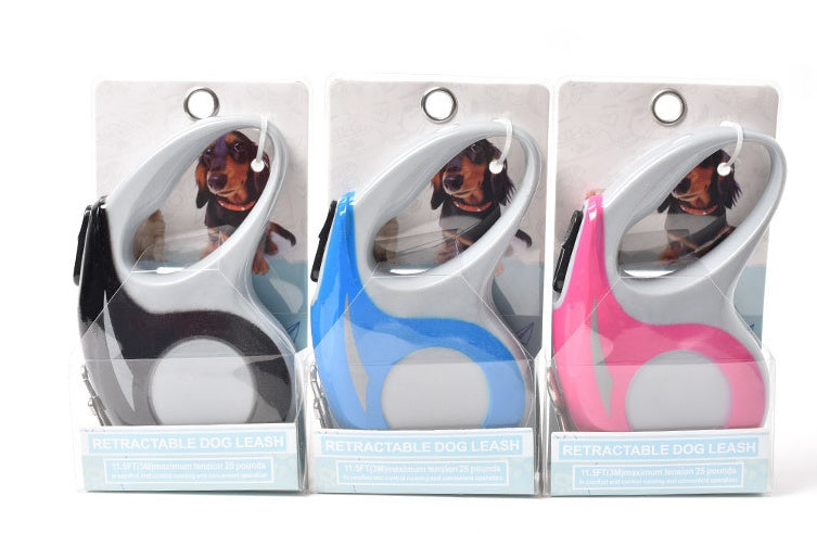 Stretchable Retractable Pet Rope Leash Walking Strap