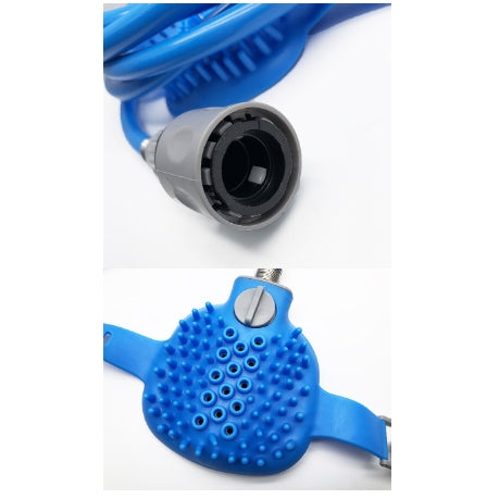 Pet Bathing Gloves With Silicone Nozzle Shower Brush Grooming Tool
