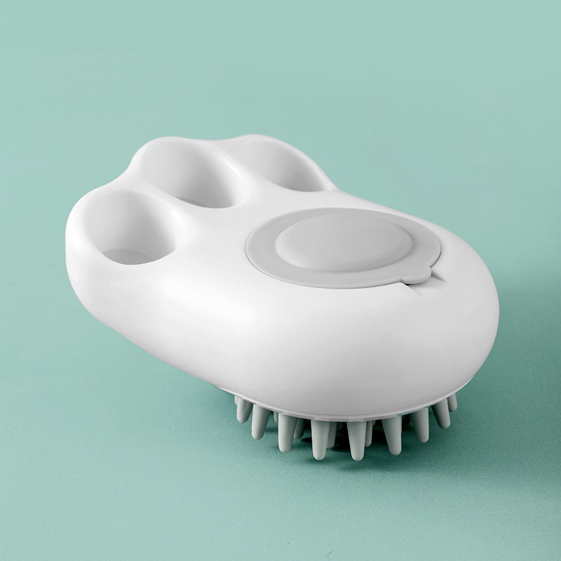 Pet Bath Brush Claw Massage Comb Grooming Cleaning Tool