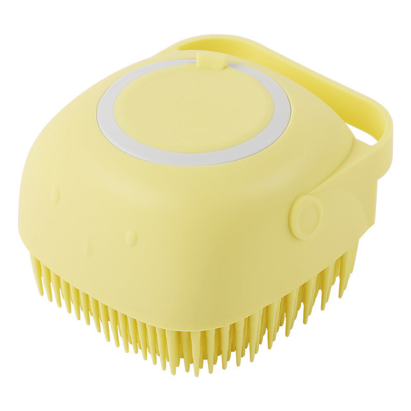 Pet Silicone Bath Brush For Gentle Massage And Cleaning