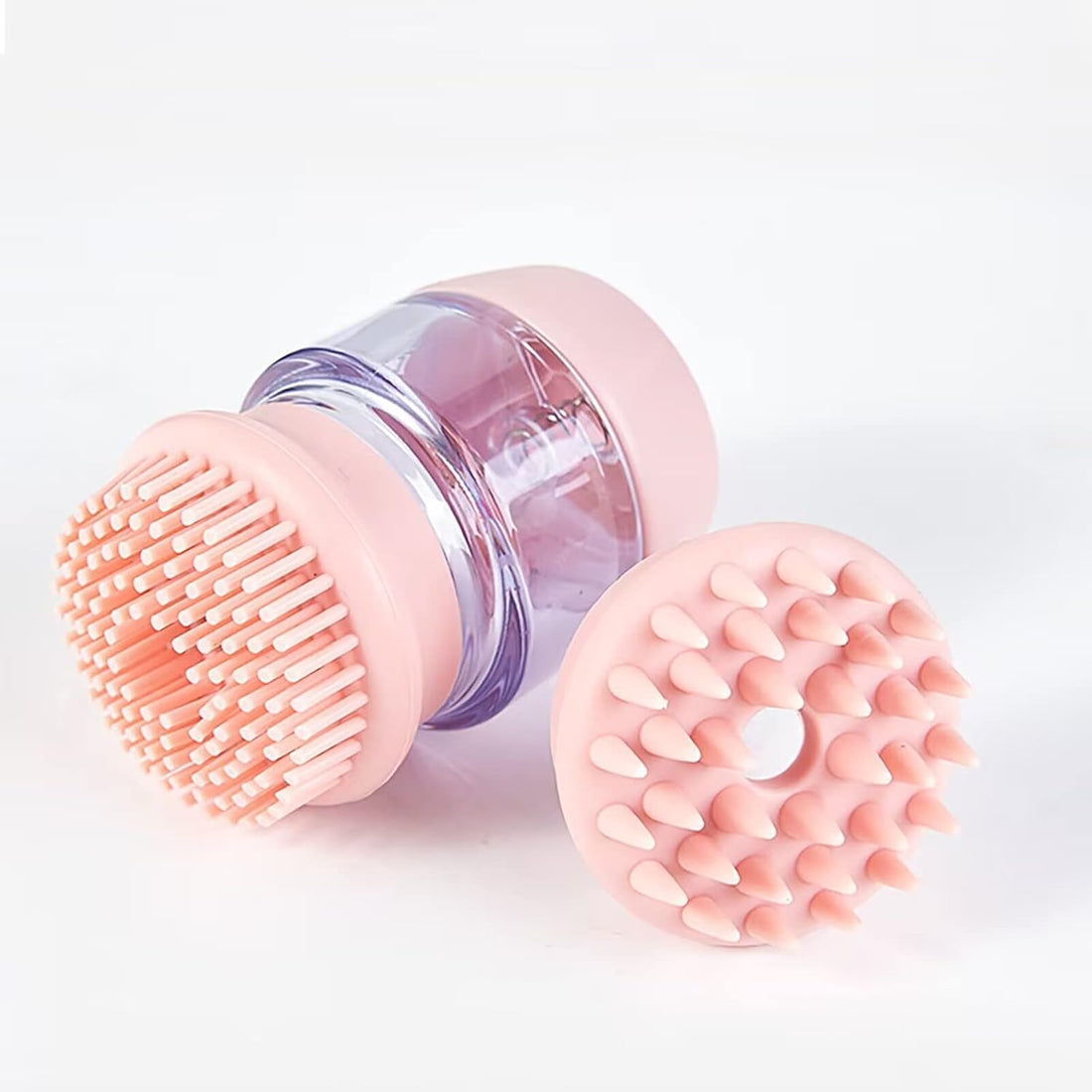 Pet Silicone Bath Grooming Brush Shampoo Dispenser Massage Tool