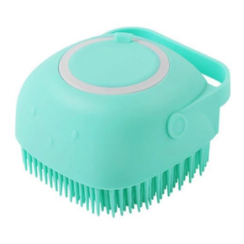 Pet Silicone Bath Brush For Gentle Massage And Cleaning