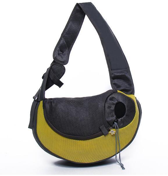 Pet Mesh Oxford Shoulder Carrier Bag Outdoor Travel Tote