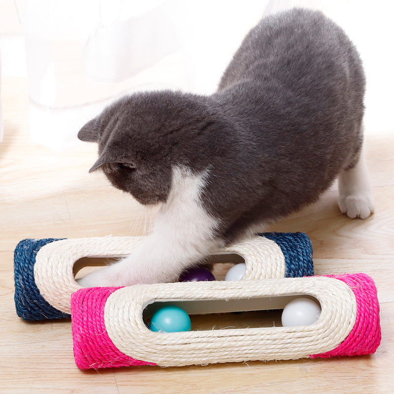 Pet Sisal Drum Interactive Climbing Toy
