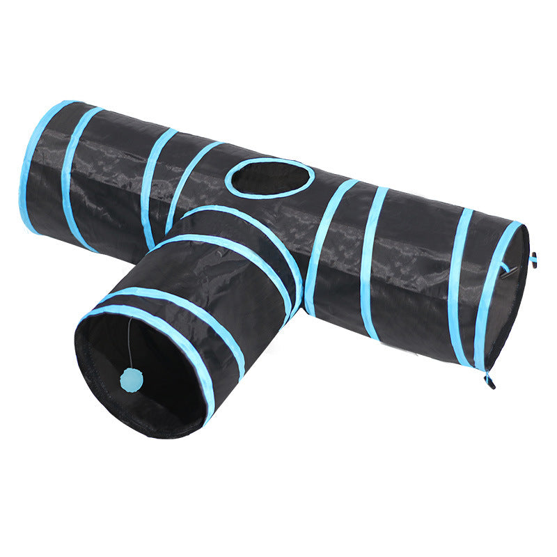 Pet Foldable Tunnel Climbing Toy Activity Play Tunnel