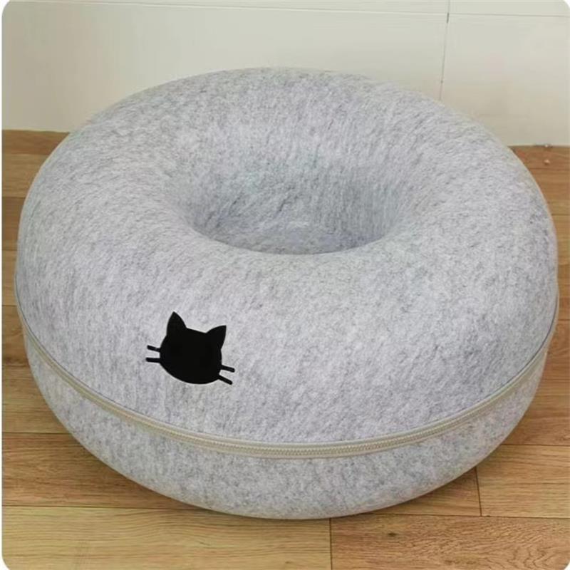 Comfortable Round Pet Tunnel Bed Sleeping Mat