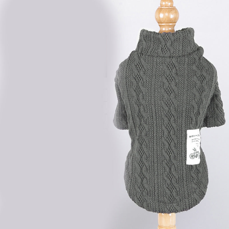 Pet Warm Knit Sweater Winter Clothing Apparel
