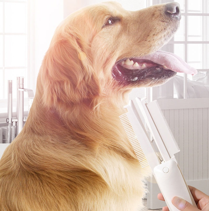 Pet Grooming Hair Removal Massage Brush Floating Hair Tool
