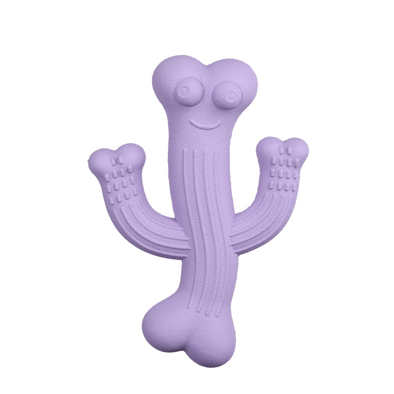 Pet Cactus Chew Toy Ultra Durable Interactive Boredom Buster