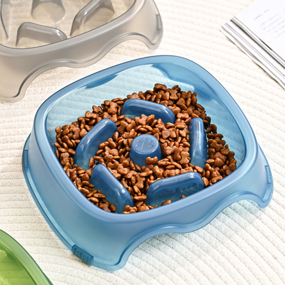 Anti Choking Pet Slow Feeding Water Bowl