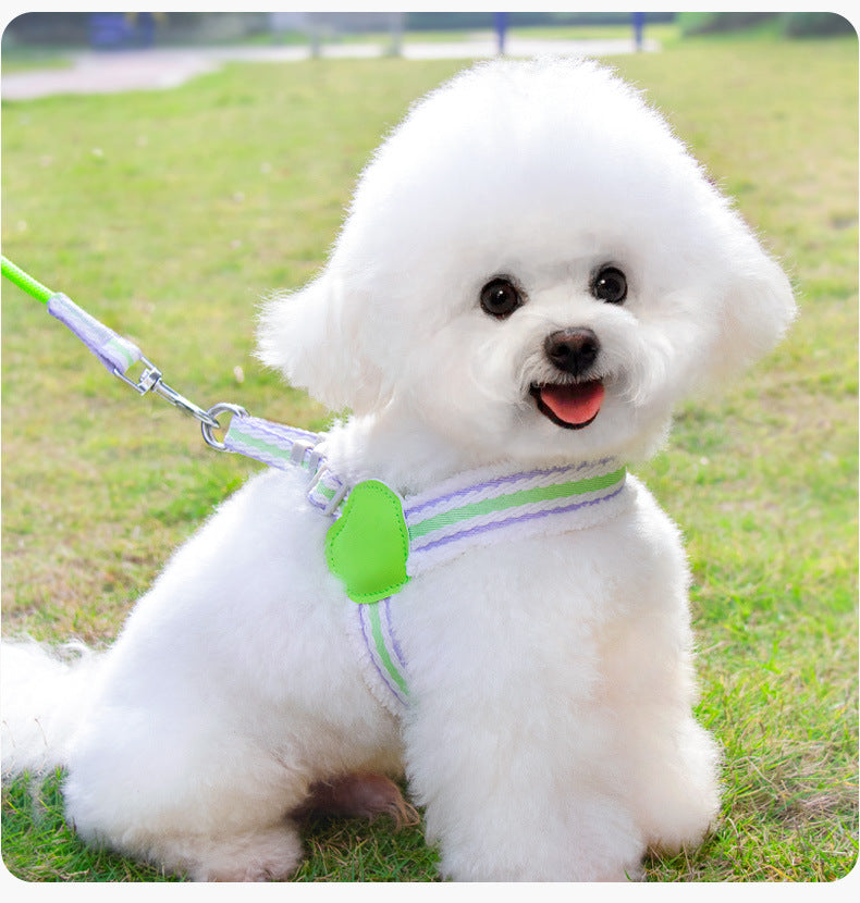 Summer Breathable Pet Chest Vest Walking Leash For Small Medium Pets
