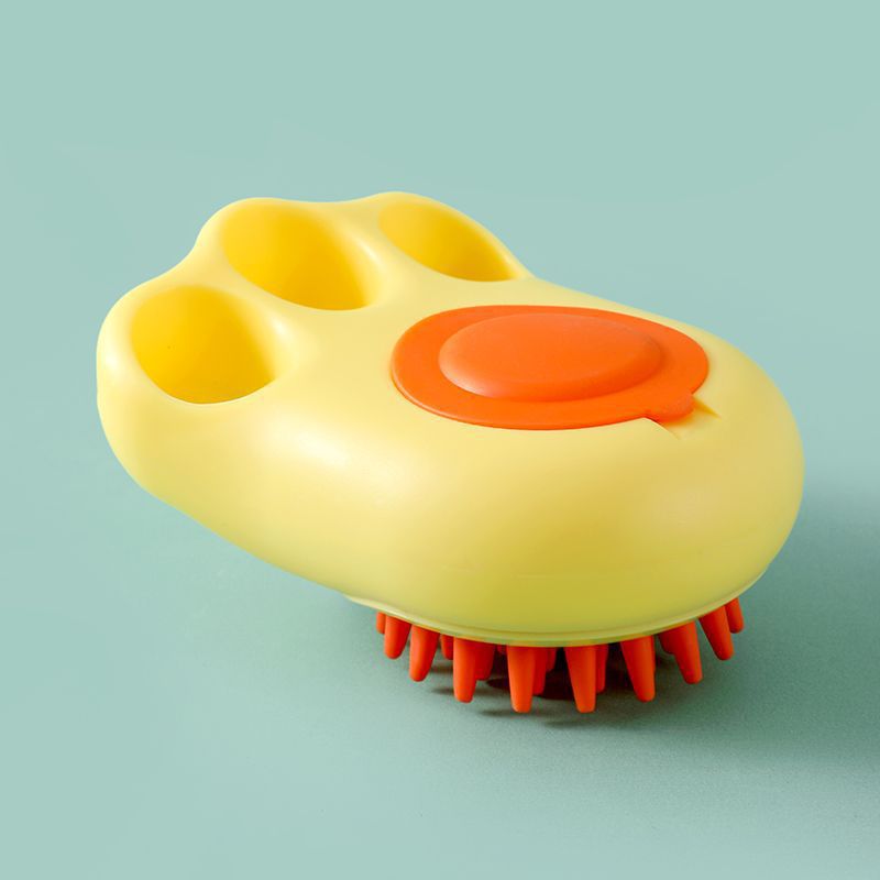 Pet Bath Brush Claw Massage Comb Grooming Cleaning Tool