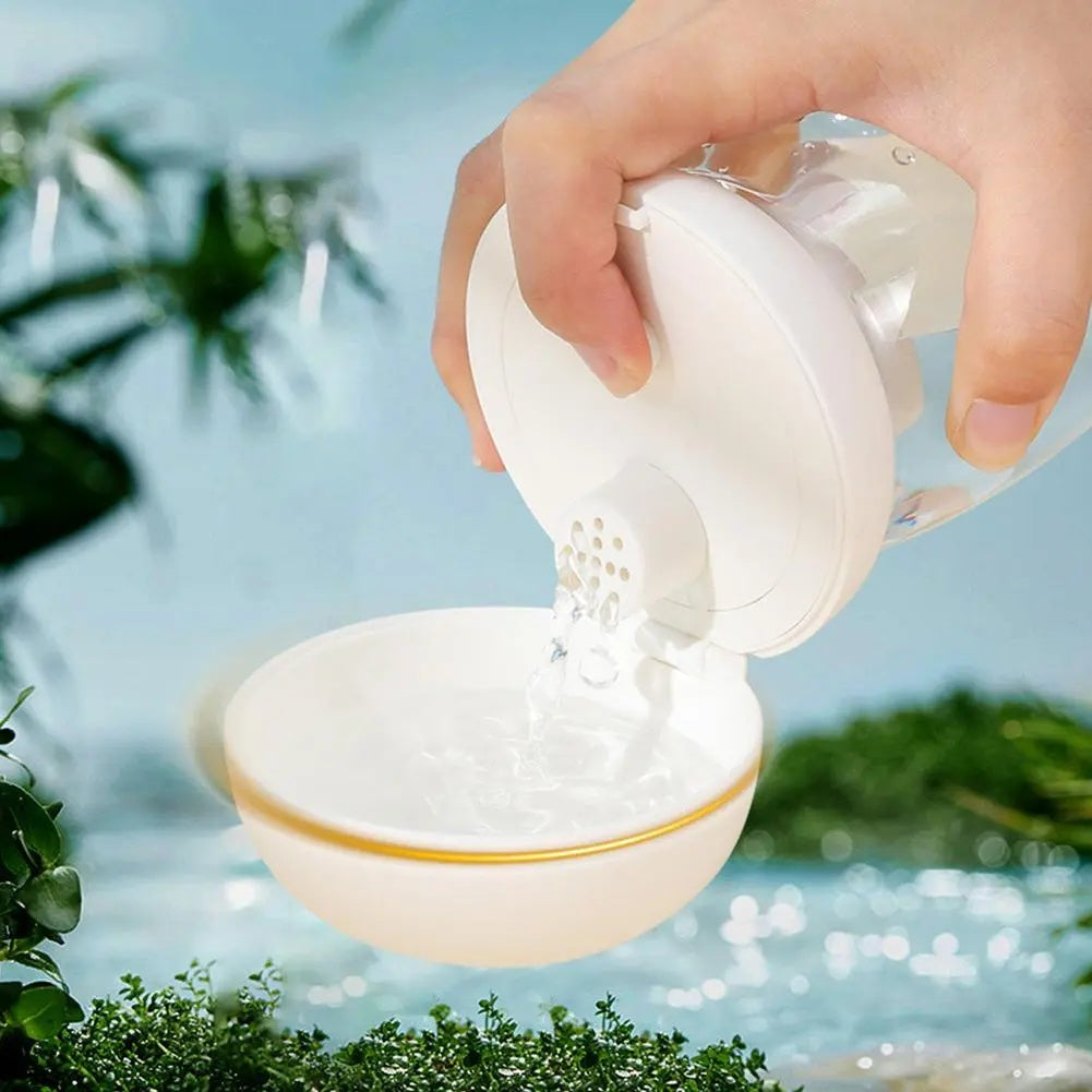 Portable Pet Water Bottle With Built In Feeding Bowl