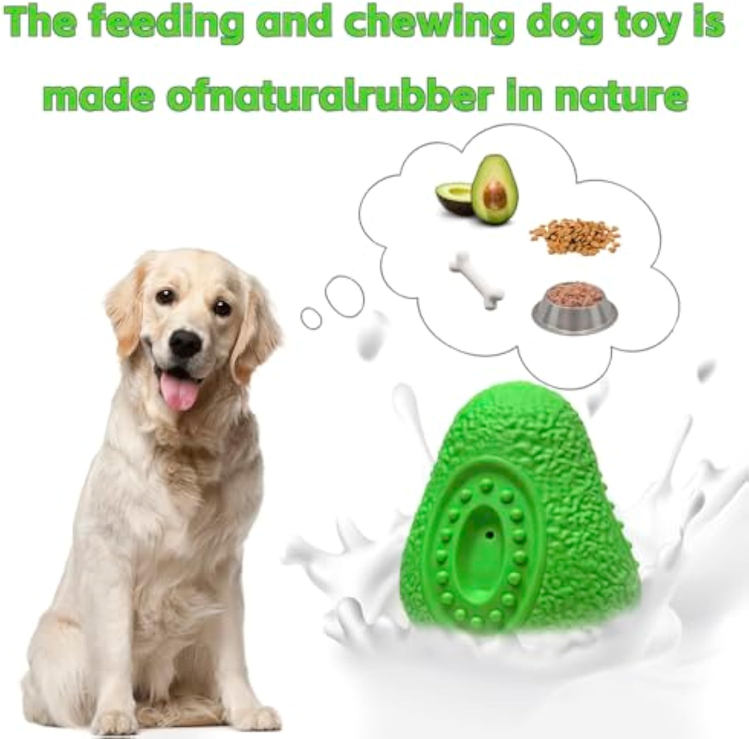 Pet Chew Toy Indestructible Rubber Teething Heavy Duty Toy