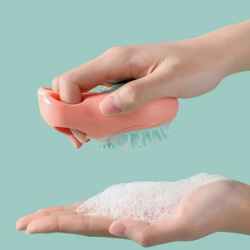 Pet Bath Brush Claw Massage Comb Grooming Cleaning Tool